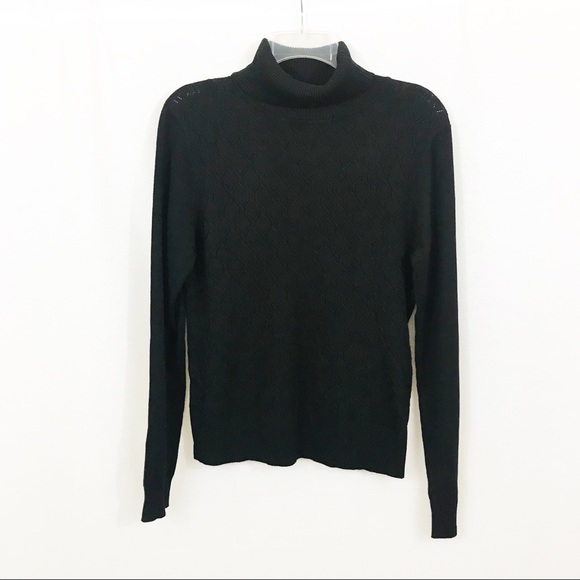 Black Blume-knit Turtleneck - Picture 1 of 3